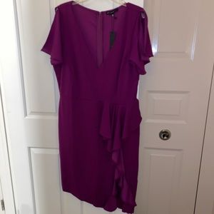 NWT Ruffle split dress